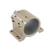 65mm Diameter Golden Aluminum CNC Spindle Motor Holder Mount Bracket