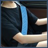 INFINAUTO 4 Pcs Plush Blue Car Seat Belt Protector Shoulder