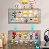 Acrylic Display Case for Collectibles ,2 Layer Adjustable Figure Display