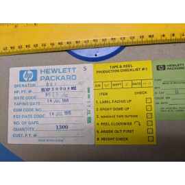 HEWLETT PACKARD (1300 Pcs ) HP HLMP 3000 LED, Diffused T1 3/4 RED DOME GENERAL PURPOSE