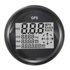 ELING Warranted Digital GPS Speedometer Odometer for Car Motorcycle Boat 3-3/8'' 12V/24V