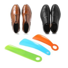 BOGEEL Portable Lazy Shoe Helper Unisex Handhled Shoe Horn Easy Offs Shoe Lifting Aid Tool Shoehorn Shoe Lifters,Plastic Shoe Lifters