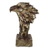 Ebros Gift Faux Wood Carving Resin Rustic Wildlife American Bald