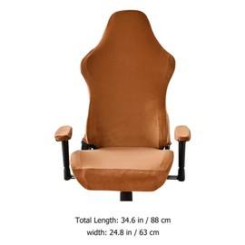Beavorty Office Gaming Chair Cover Gaming Chair Seat Cover Armrest Protector Elastic Washable No Wheels