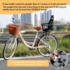 Rear Child Bike Seat for Family Rides – Adjustable Backrest,