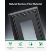 2-Pack Decorator Wall Plate Cover, Black Decorative Switch Plates and