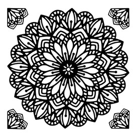 Ideen mit Herz Cutting Dies | Doilies with Corner Ornaments / Design 1 | Pack of 5