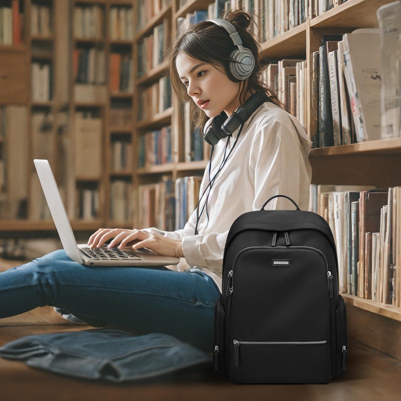 GOLF QUALITY Backpack Women's Laptop Backpack Men 15.6 Inch School