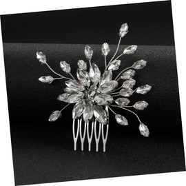 Vaguelly Bridal Hair Comb Crystal Headpiece for Wedding Brides Elegant Hair Accessory for Special Occasions Comfortable and Secure Fit present for Bridesmaids and Women