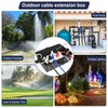 OUTDSPLY Large Outdoor Electrical Box Waterproof, IP54 Extension Cord Cover
