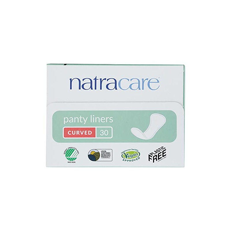 natracare Natracare Natural Organic Curved Panty Liners, with Certified Organic
