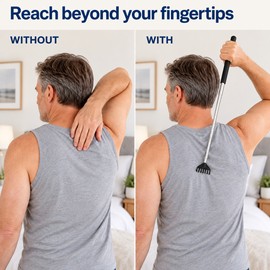 1PCS Adjustable Back Scratcher Steel Back Massage Telescopic Anti Itch Claw Massager Back Massage For Elder Tickle Massage Stick