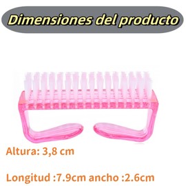 Lovgrin Set de 6 Cepillo para Limpiar Uñas, Cepillo para Limpieza de Uñas con Agarre de Mango Cómodo, Limpiador de Uñas de Mano, Manicure y Pedicure, Kit de Limpieza para Dedos de los Pies y Uñas
