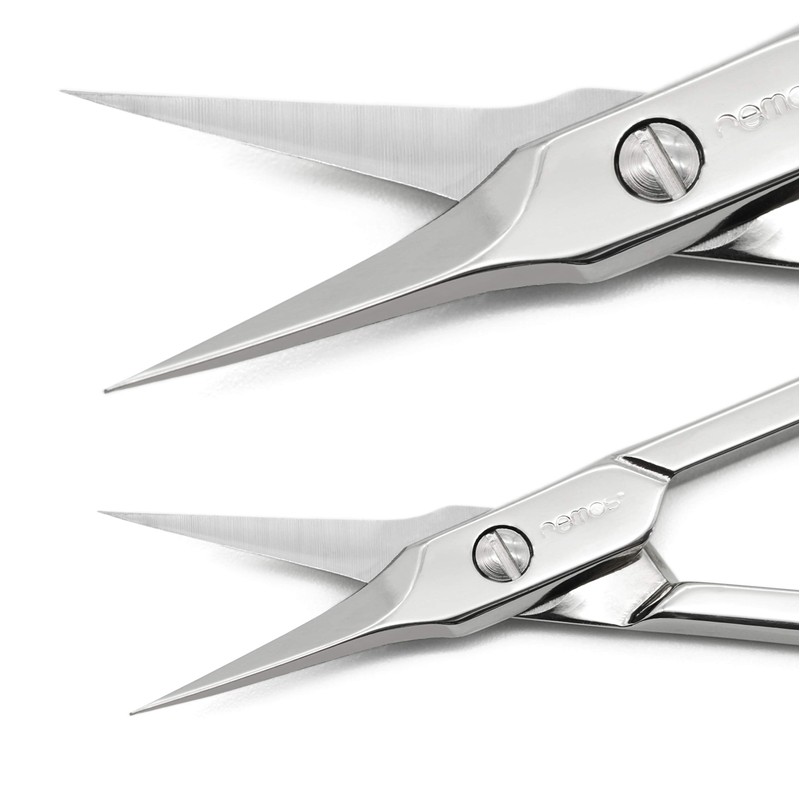 REMOS Manicure Cuticle Scissors Made of Hardened Steel for Cutting