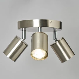 LITECRAFT Tanner Spotlights Adjustable Ceiling 3 Lights - (Plate, Satin Nickel)