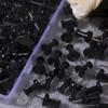 VAPKER Push Pins 120Pcs Solid Black Thumb Tacks Larger Size