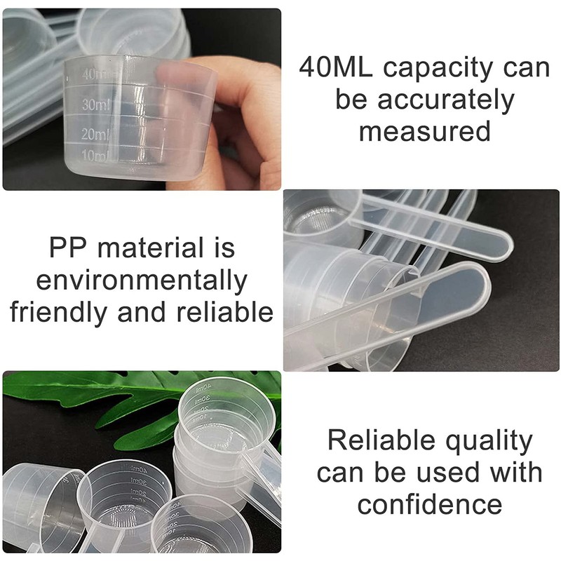 Measuring Spoon, Dosing Spoon 5 g, Transparent with Scale 2