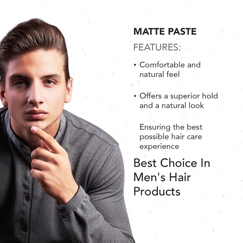 Gentlemen Republic 8oz Matte Paste for Men - Water-Based Men's