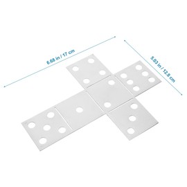 Homoyoyo Welding Set Welding Projects Square Cube Stainless Steel Welding Tool Welding Exercise Cube Welding Training Device Metal Coupon Accessories Suite Stainless Steel