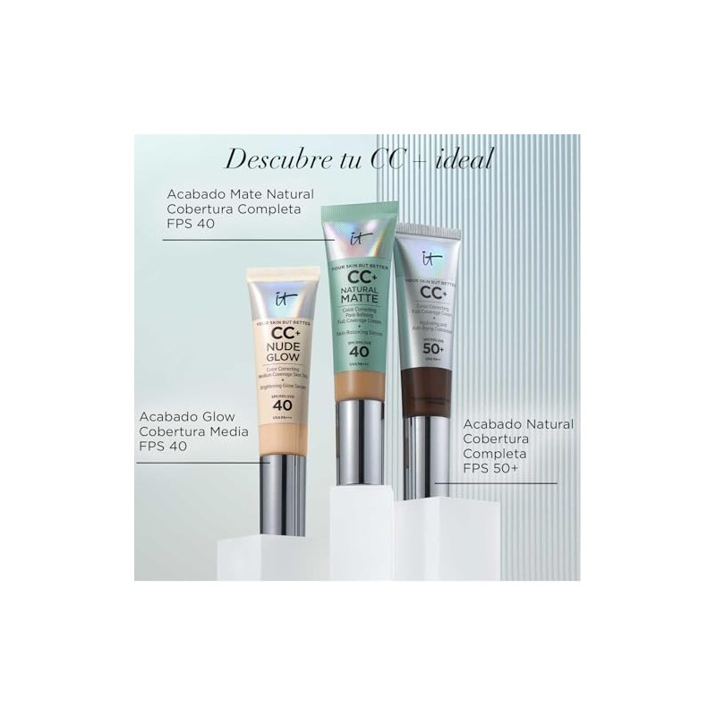It Cosmetics CC+ Natural Matte - CC Cream Base de