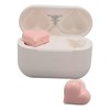 Acouto Heart Shaped Wireless Earbuds Cute Earbuds 5.3 Headphones for
