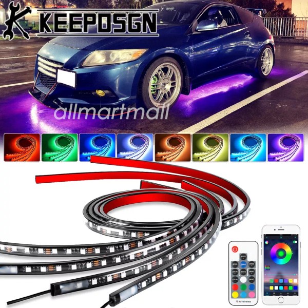 KEEPDSGN Car SUV RGB LED Strip Underglow Body Kit Neon