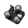 Back Support Plate Black Metal 3D Printer Extruder Back Support