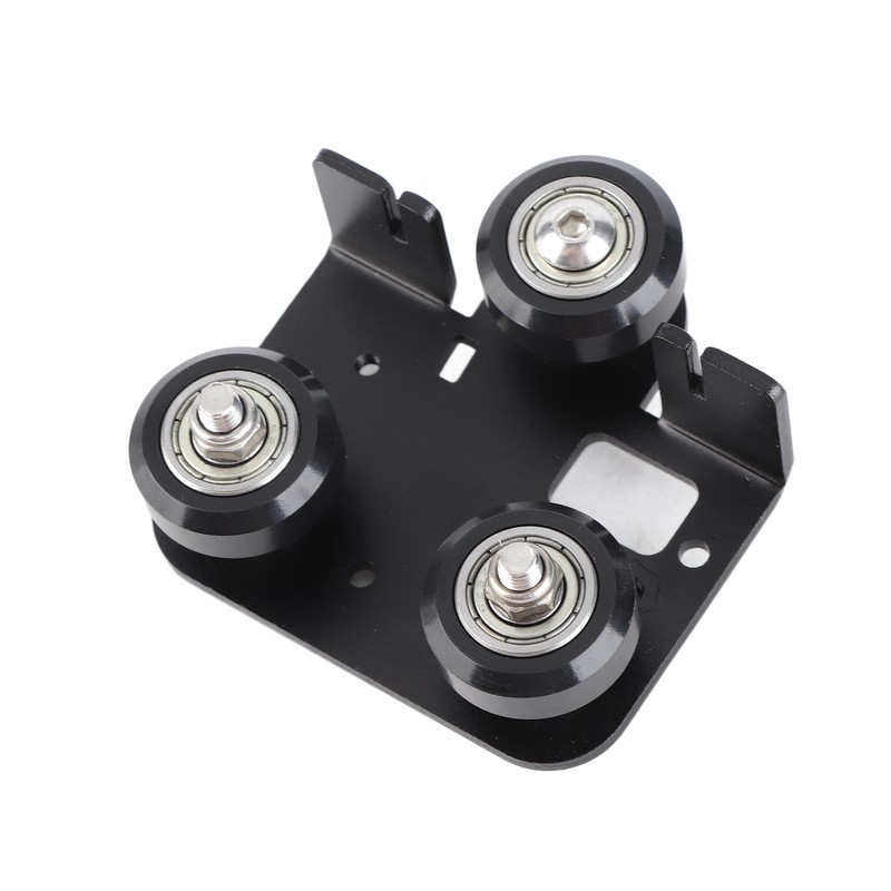 Back Support Plate Black Metal 3D Printer Extruder Back Support