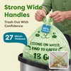13 Gallon Compostable Trash Bags (40 Count) — Leakproof Plant-based