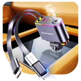 5-in-1 Retractable Car Charger & Aromatherapy Diffuser