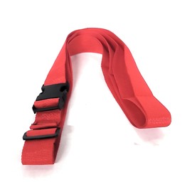 Luggage Straps 1.5" Inch Wide x 84 Inch Long Adjustable Security Strap for Luggage Assorted Colors Made in USA. (Red)