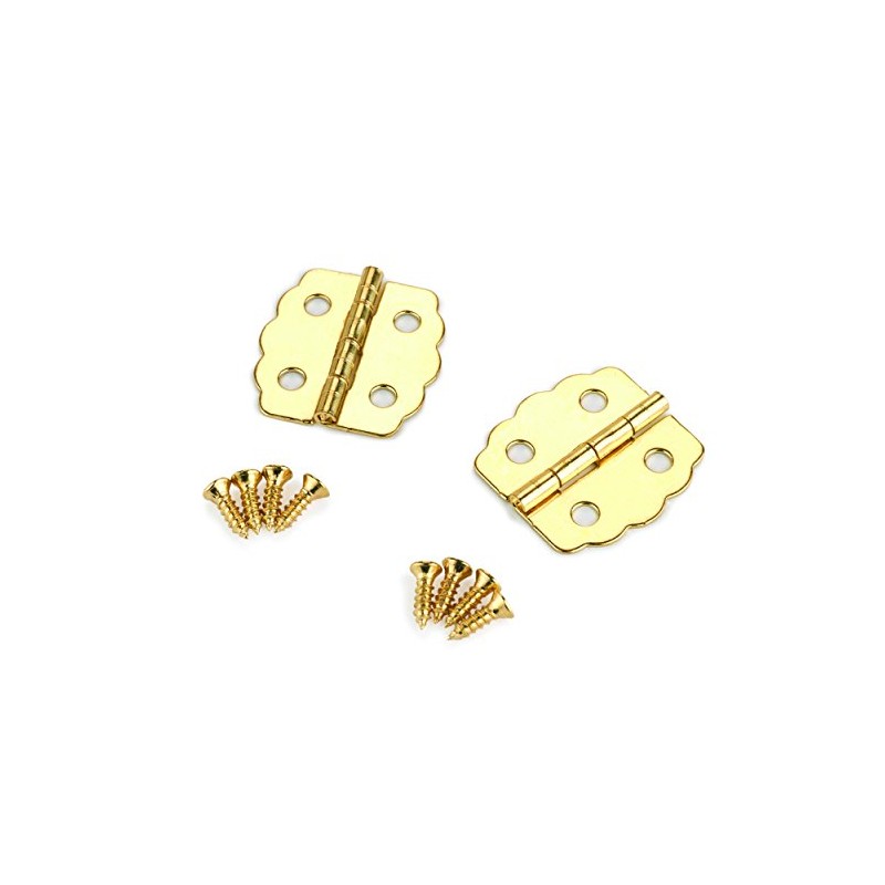 Highpoint Small Box Brass Plated Hinge 23Mm X 22 Mm