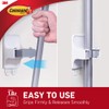 Command Broom and Mop Grippers Wall Hook, Damage Free Hanging