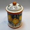 Arte D'Italia Imports Volute Handmade Hand Painted Coffee Canister Made