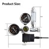 CO2 Pressure Regulator with Solenoid Valve Pressure Gauge and Check