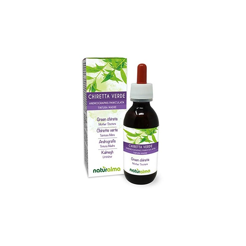 Green Chiretta (Andrographis paniculata) Tops Alcohol-Free Mother Tincture Naturalma |