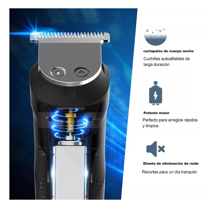 Bedee Rasuradora Barba Eléctrica Afeitadora Hombre 13 En 1