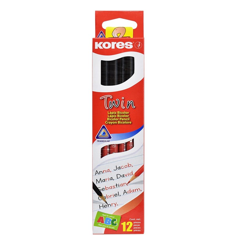 Lápiz Grafito Kores Twin Grafito+ Chequeo