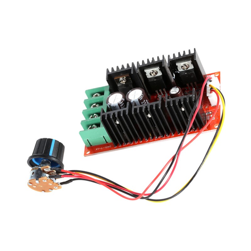 Adjustable 10-50V/40A/2000W DC Motor Speed Control PWM HHO RC Controller