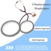 Viuracle Stethoscope Bell Diaphragm Cover and Eartips Replacement Parts Compatible