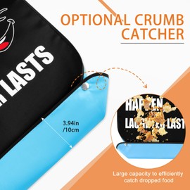 inzeyoz Funny Adult Bibs for Men Women, 3 PCS Waterproof Adult Bib With Optional Crumb Catcher, Adjustable Clothing Protectors for Adult, Senior, Disabled