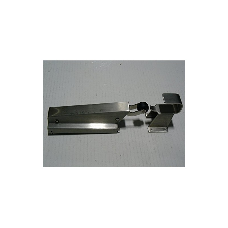 1-1/8" Offset Satin Stainless Steel Concealed Mount Hydraulic Door Closer