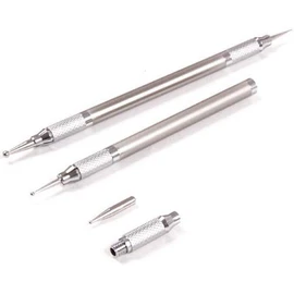 Crafter's 8 in 1 Embossing, Scoring and Stylus Tool Stainless, Matt Silver/Gold Tone