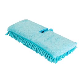Fuller Brush Dynamic Duo Micro Mop – 2-in-1 Chenille & Terry Cloth Mop Head with Telescopic Handle (29"–52") – Dual-Sided Dry & Wet Floor Cleaner