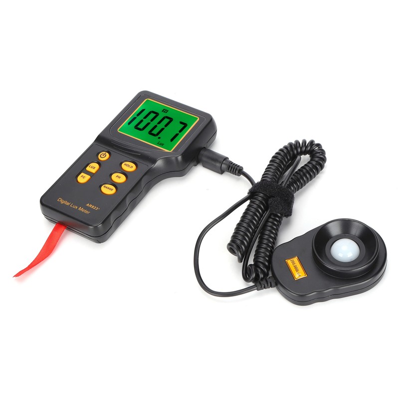 Illuminance Meter Photometric Measurement Data Retention Accurate High Sensitivity 3‑Gear