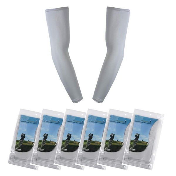Pack of 6, The Elixir Arm Sleeves Sun Block UV