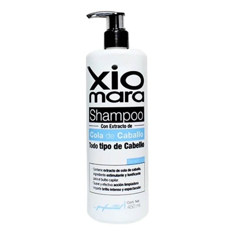 Shampoo Cola Caballo Crecimiento Acelerado Xiomara 450 Ml