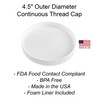 Lid for 1-Gallon and 1/2-Gal Size Plastic/Glass Storage Containers, Jars