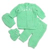 Juego de 4 piezas de ganchillo unisex para recién nacidos,