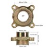 2pcs Wheel Rear Axle Hub 28 Tooth Spline 4 Stud